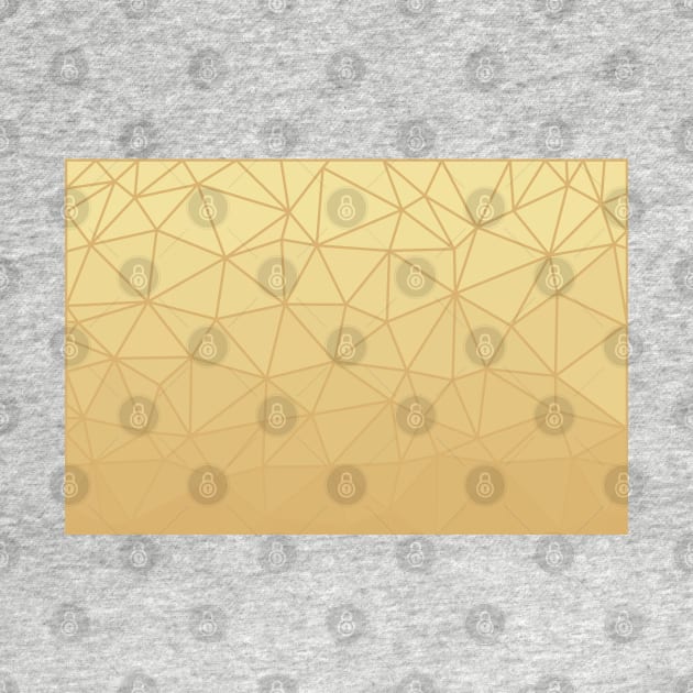 Gold Geometric Abstract Artwork. by love-fi